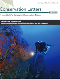 photo for Conservation Letters Seeks Editor-in-Chief