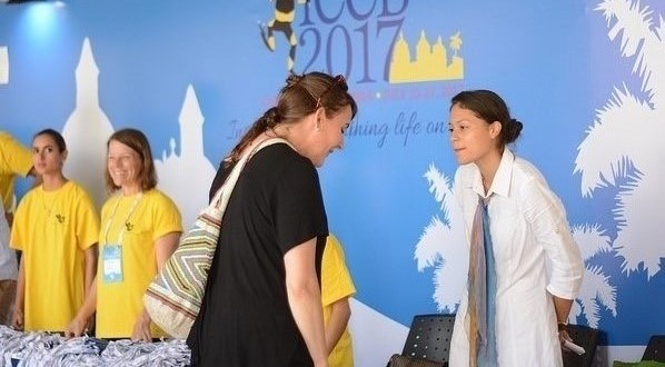 Photo ICCB 2017 Registration Desk