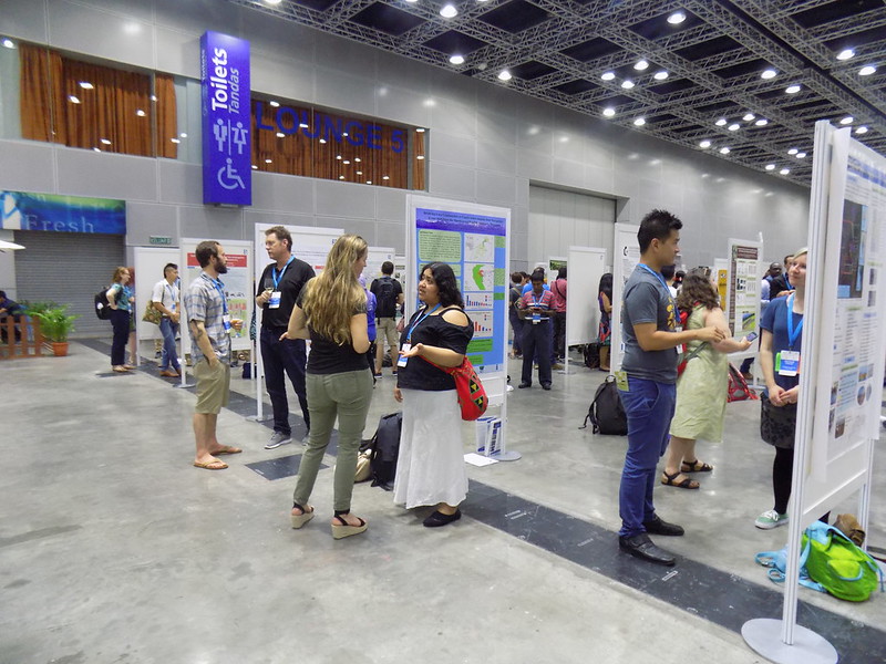 Photo ICCB poster sessions showcase the latest in conservation research.