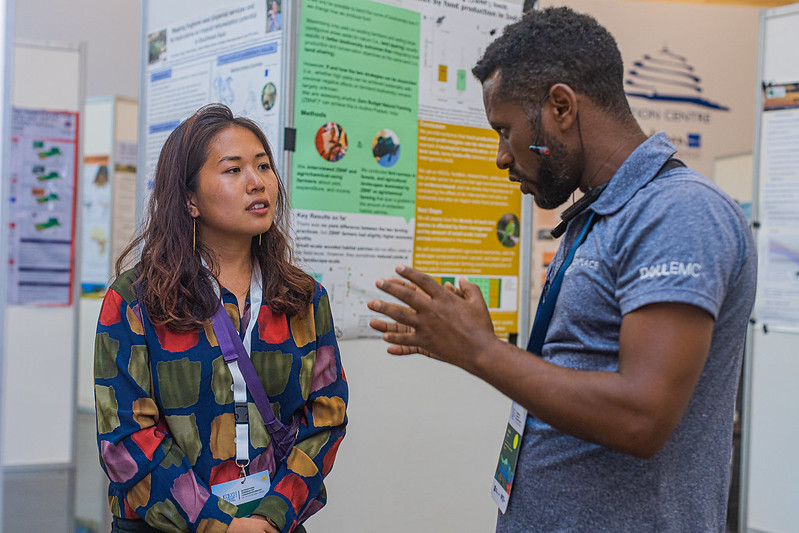 Photo ICCB poster sessions showcase the latest in conservation research.