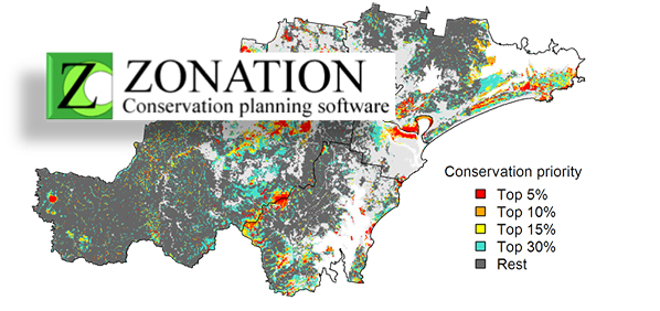Photo 7. Spatial conservation planning with Zonation