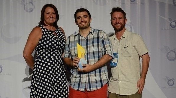 Photo Diogo Verissimo won the Early Career Conservationist Award at ICCB 2017.