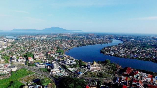 Photo Arial view of Kuching