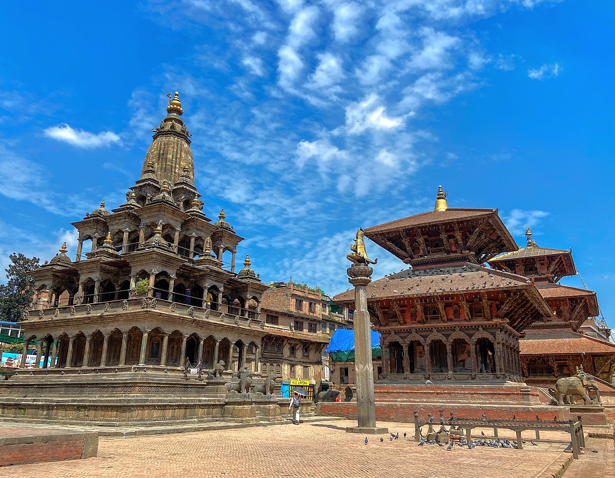 Photo Patan Durbar Square, UNESCO World Heritage Site at Lalitpur’s “City of Fine Arts”.
