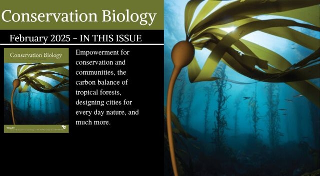 The February issue of Conservation Biology is now available!