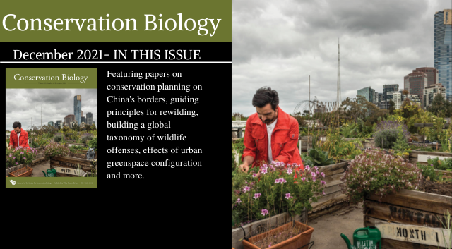 The December issue of Conservation Biology is now available!