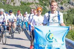 photo for Climate Scientists Ride and Run from the Poles to Paris