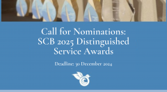 photo for Call for Nominations for SCB Global Distinguished Service Awards