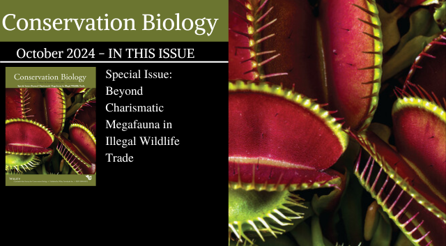 The October issue of Conservation Biology is now available!